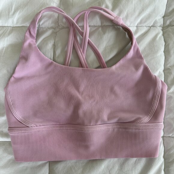 lululemon athletica Other - NWOT lululemon Energy Longline Bra Medium Support in Light Pink